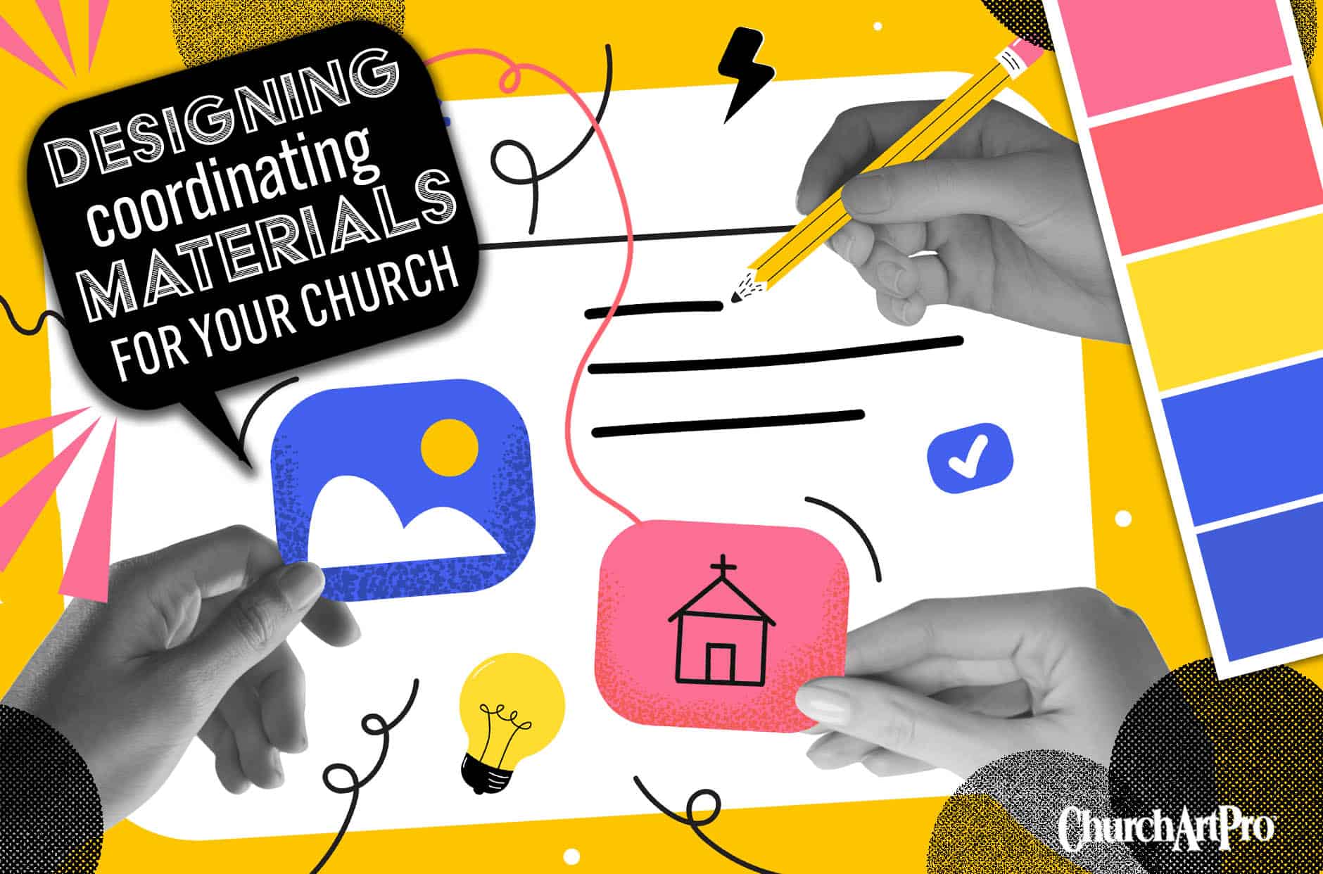 Designing coordinating materials for your church