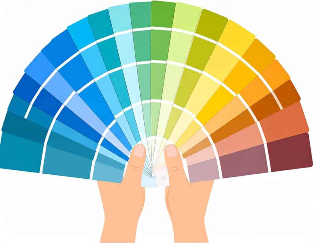 Color key example