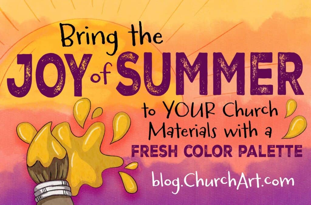 Summer color palettes for your church newsletters