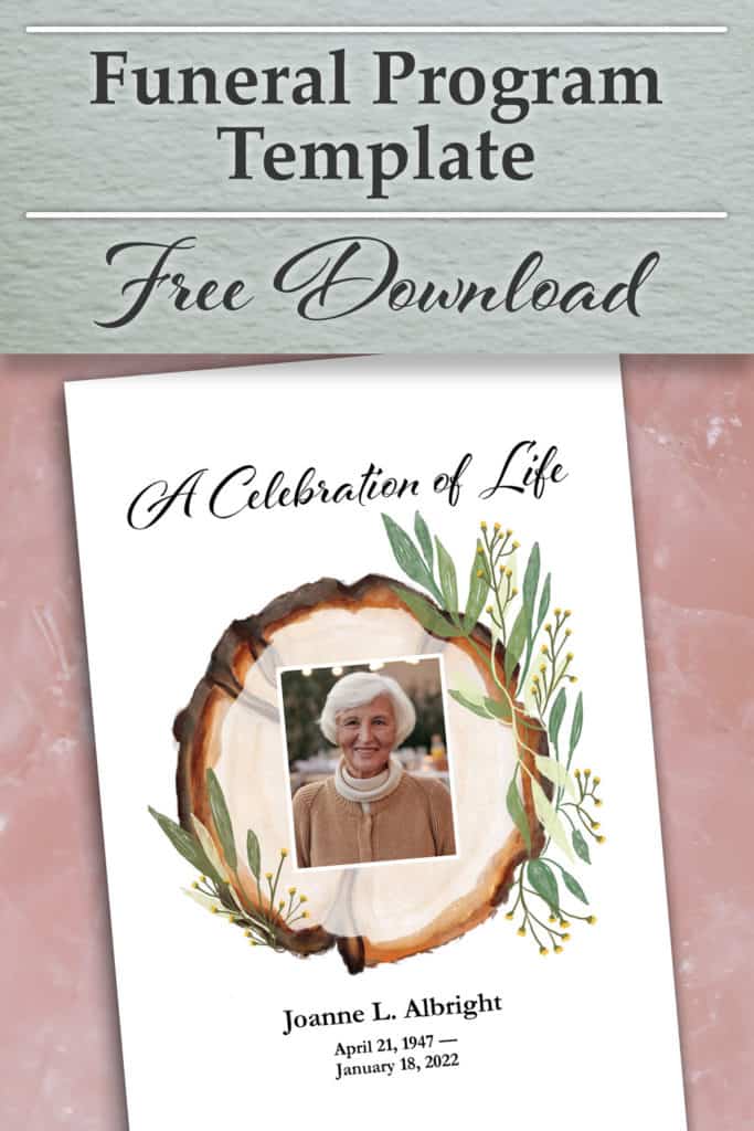 Celebration Of Life In Your Church Newsletter Pinterest Image