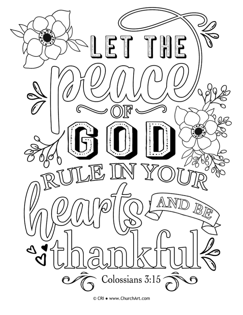 Free Coloring Pages for Sunday School   ChurchArt.com Blog