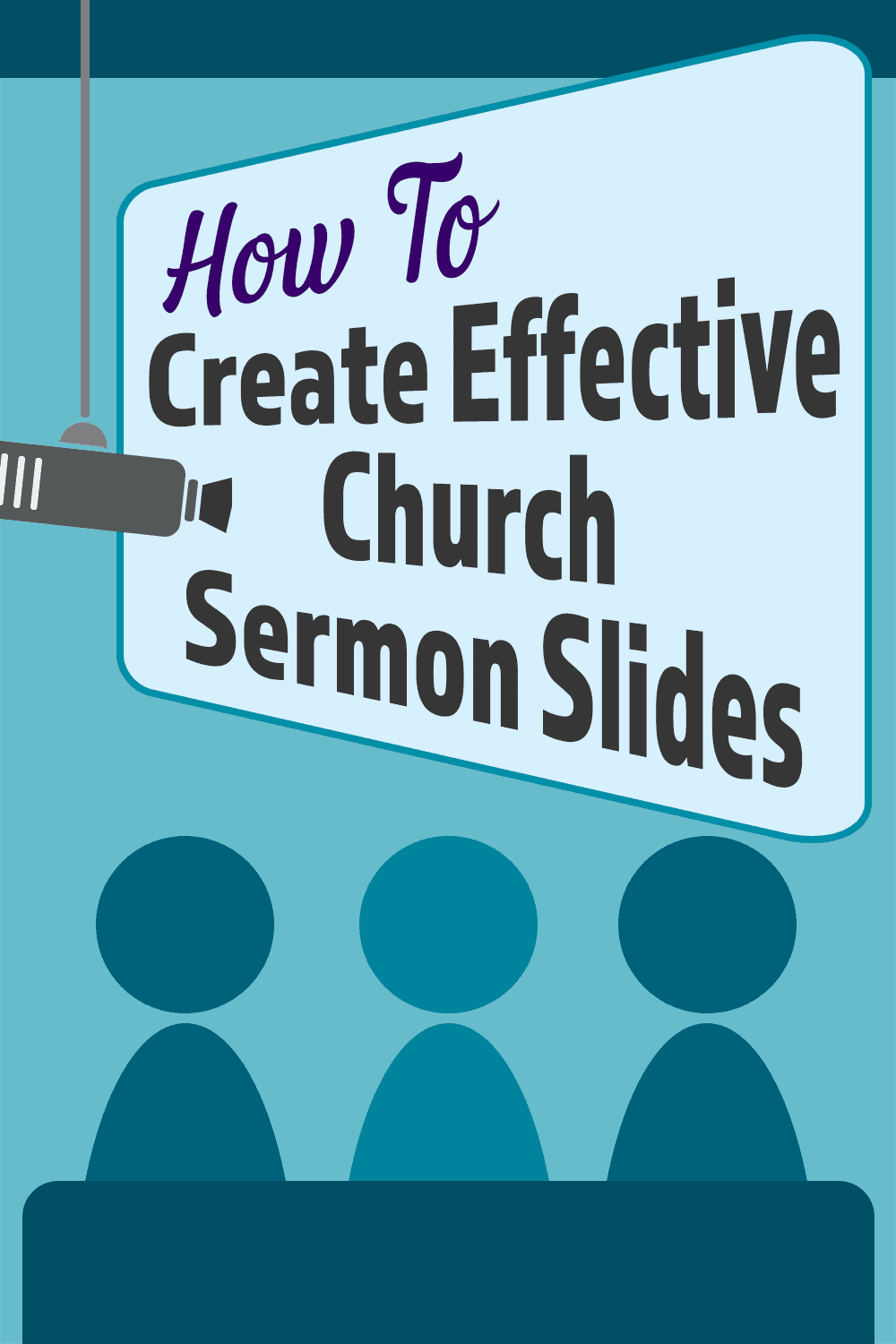 Create effective sermon presentation slides Pinterest image