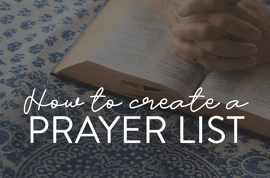 How To Create A Prayer List In Your Church Newsletter