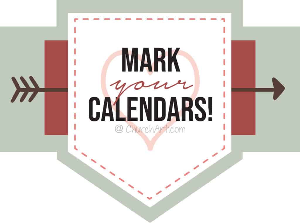 Mark Your Calendars Clipart Image