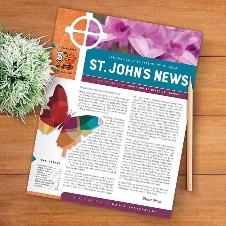 5 Design Ideas for Church Newsletters Blog