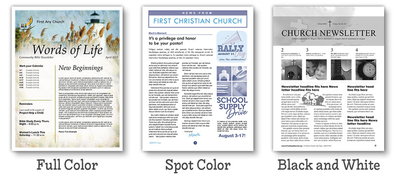 Quality Church Newsletters On A Budget Churchart Com Blog