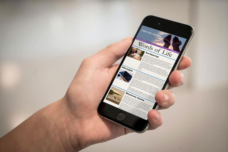 Quality Church Newsletters On Your Mobile Phone