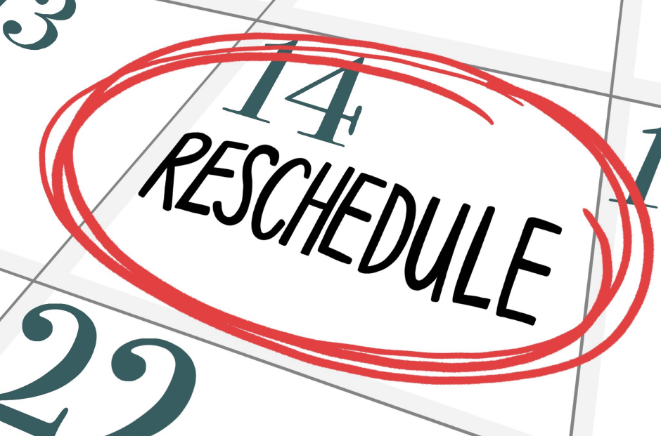 Reschedule Change The Date Clipart