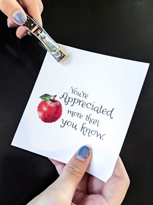 Teacher Appreciation Cards Holepunchhands