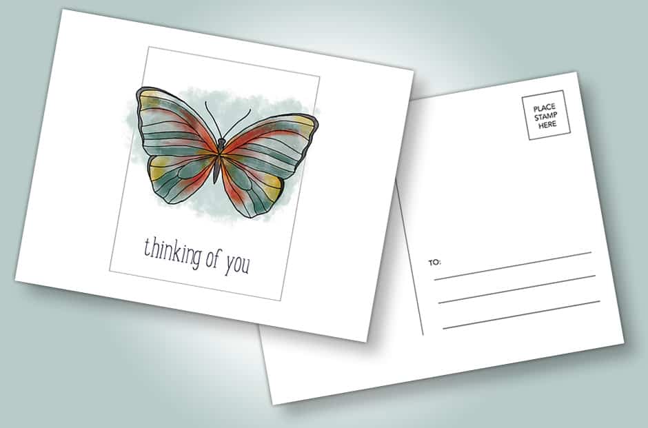 Thinking Of You Postcards