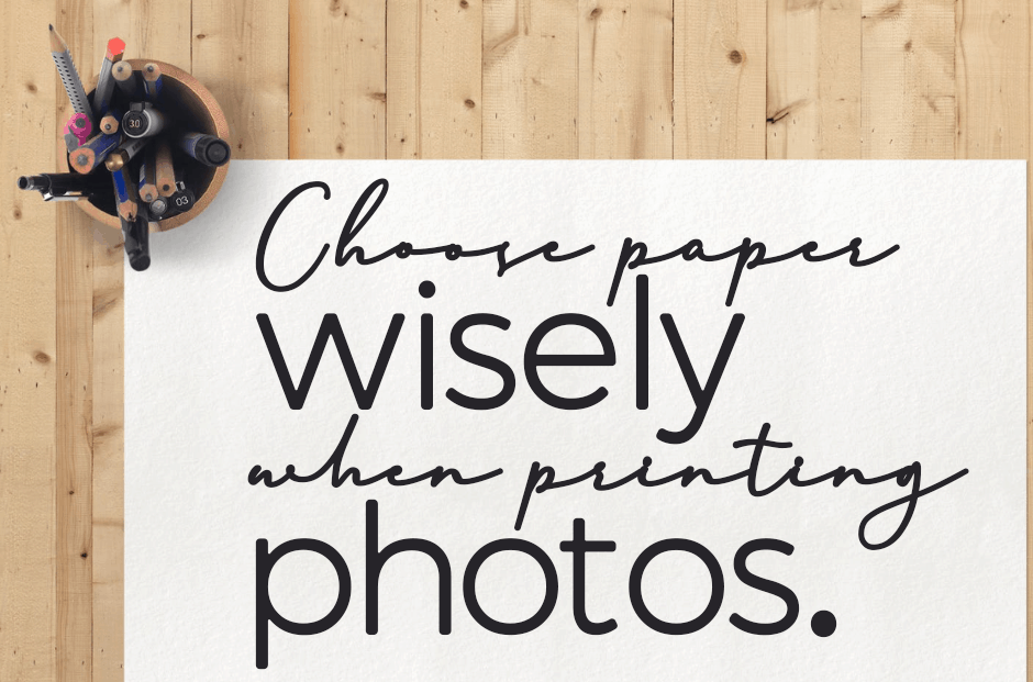 Choose Paper Wisely When Printing Photos Newsletter