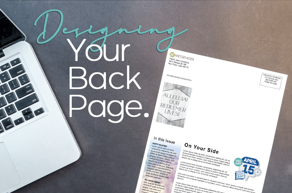 Designing Your Back Page Of Your Church Newsletter