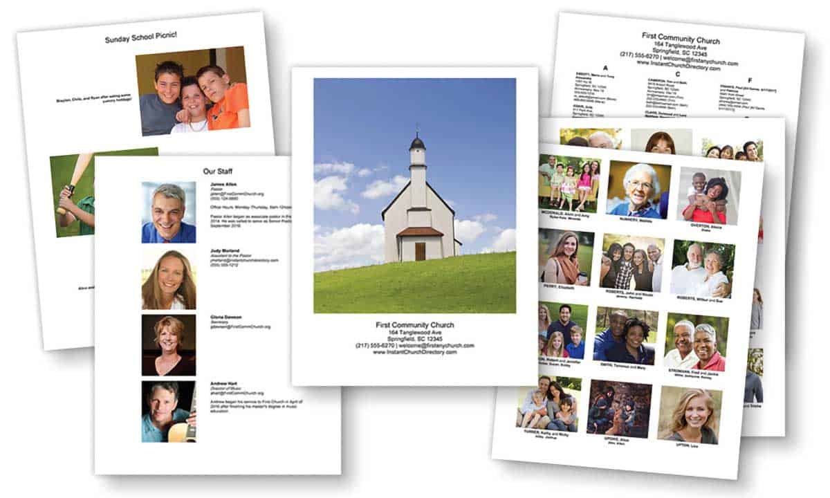 Instant Church Directory Sample Directory