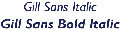 Slanted Fonts