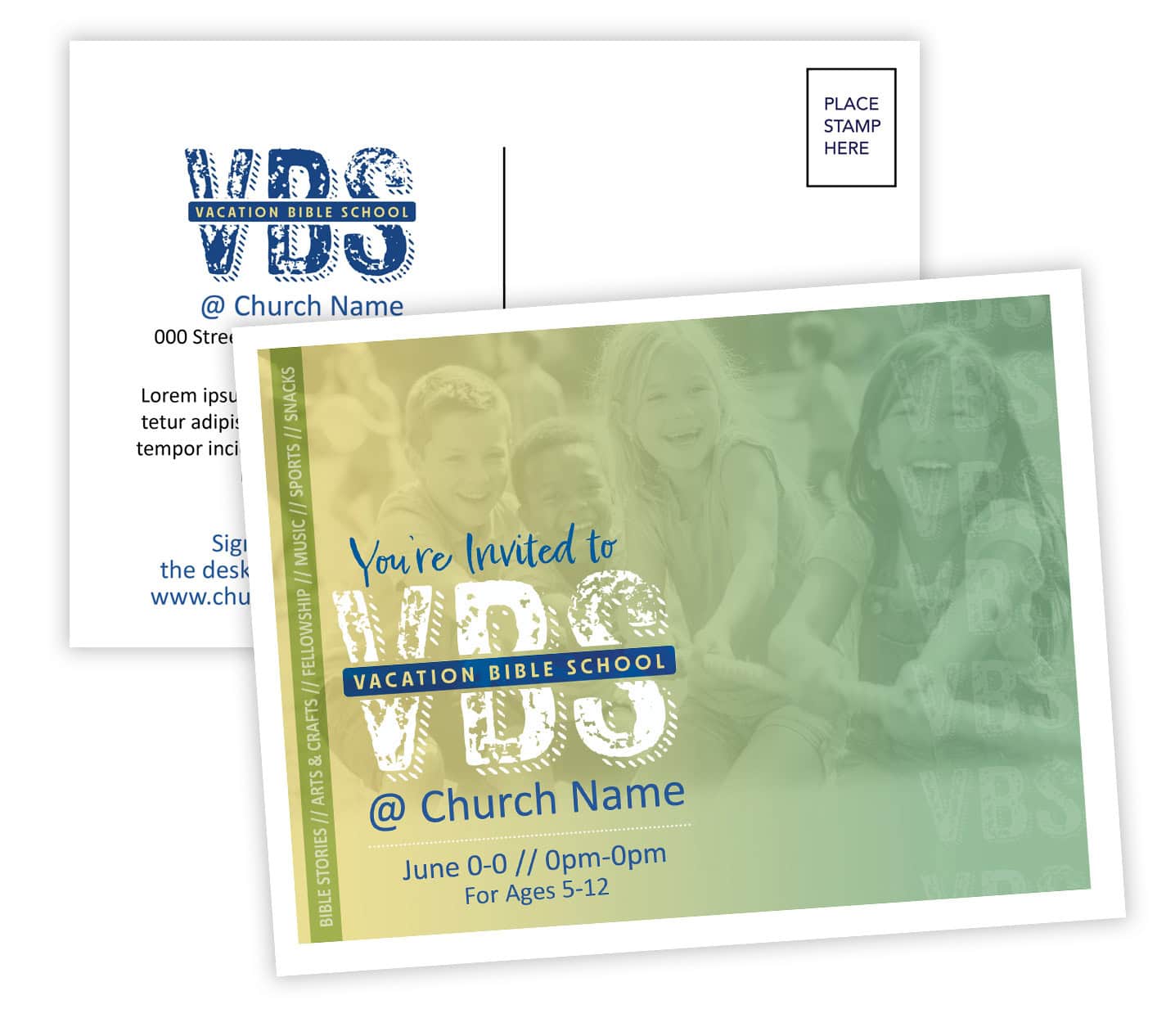 Vacation Bible School Cards Free Download